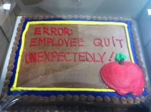 15 Brilliant (and Mouth-Watering) Resignation Cakes