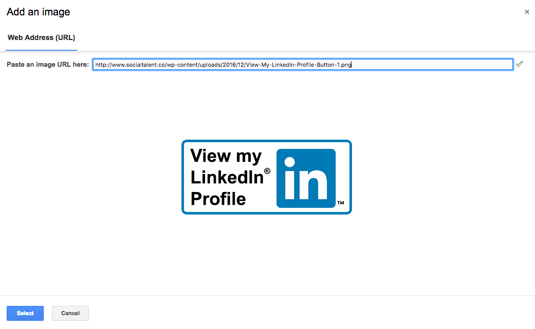 How to add linkedin to an email signature in outlook - networkwera