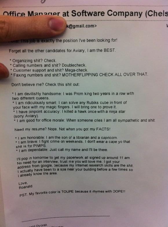 The Very Best Job Application Fails Ever Socialtalent